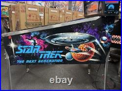Star Trek Next Generation Pinball Machine A Beauty Works And Plays Great