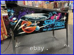Star Trek Next Generation Pinball Machine A Beauty Works And Plays Great