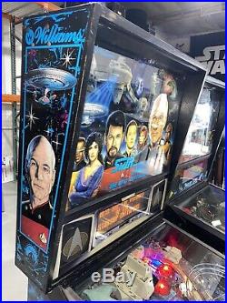 Star Trek Next Generation Pinball Machine Bally Arcade LEDS Free Shipping
