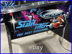 Star Trek Next Generation Pinball Machine By Williams 1993 LEDs