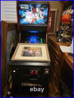Star Wars Episode 1 Pinball with signed autographed from cast