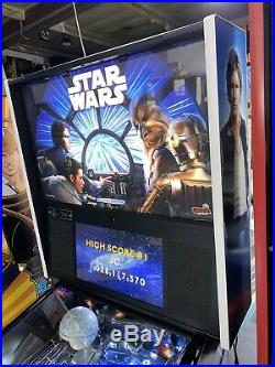 Star Wars Limited Edition #758 Of 800 Pinball Machine Free Shipping Stern