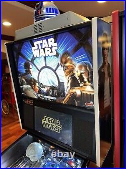 Star Wars Limited Edition Pinball Machine Orange County Pinballs R2-D2 Topper