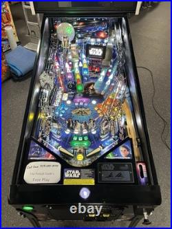 Star Wars Limited Edition Pinball Machine Stern Dealer Absolutely Loaded Le 007
