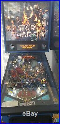 Star Wars Pinball Machine 1990's Data East great condition