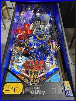 Star Wars Pinball Machine By Data East Coin Op Arcade LEDS 1993