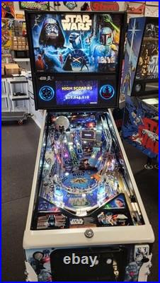 Star Wars Premium Edition Pinball Machine Stern Dlr Absolutely Loaded