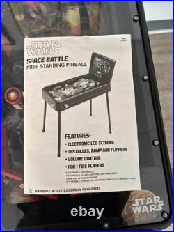 Star Wars Space Battle Free Standing Pinball Game 2013 Jakks Pacific