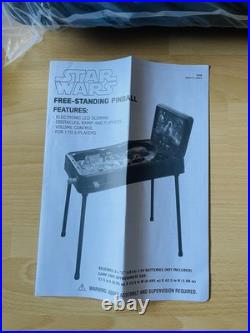 Star Wars Space Battle Free Standing Pinball Game 2013 Rare