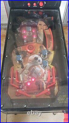 Star Wars The Force Awakens Stand Up Pinball Machine With sounds and lights