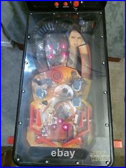 Star Wars The Force Awakens Stand Up Pinball Machine Works Great