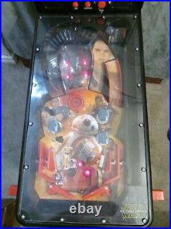 Star Wars The Force Awakens Stand Up Pinball Machine Works Great