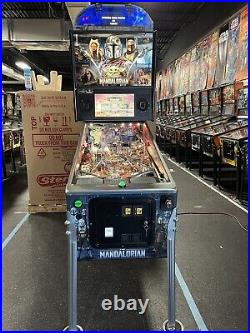 Star Wars The Mandalorian Le Limited Edition Pinball Machine With Factory Topper