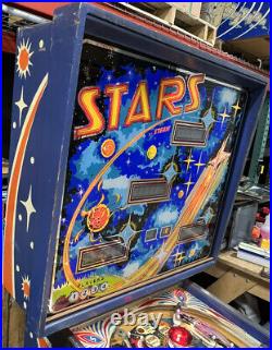 Stars Pinball Machine Coin Op Stern 1978 Free Shipping