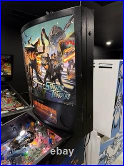 Starship Troopers Pinball Machine Sega 1997 Orange County Pinballs Free Shipping