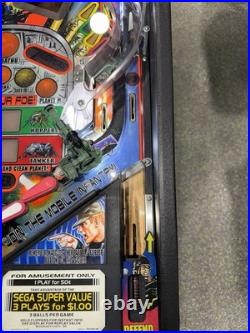 Starship Troopers Pinball Machine Sega 1997 Orange County Pinballs Free Shipping
