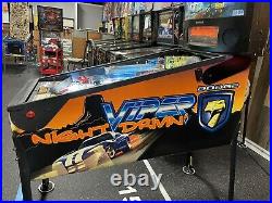 Stern 1998 Viper Night Drivin Pinball Machine Dodge Viper Glow In Dark Balls