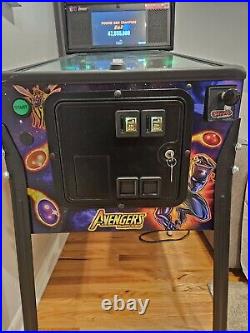 Stern 2022 Avengers Infinity Quest Premium pinball machine withshaker motor