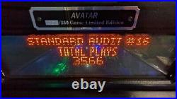 Stern AVATAR Limited Edition autographed pinball #3 of 250 3-D backglass