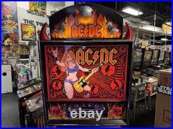 Stern Ac DC Luci Premium Edition Pinball Machine Loaded Topper Color DMD