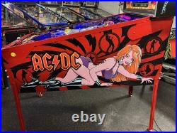Stern Ac DC Luci Premium Edition Pinball Machine Loaded Topper Color DMD