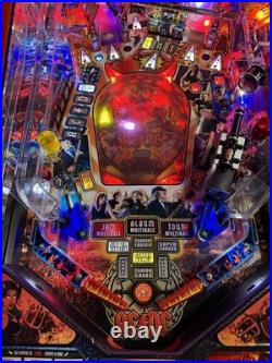 Stern Ac DC Luci Premium Edition Pinball Machine Loaded Topper Color DMD