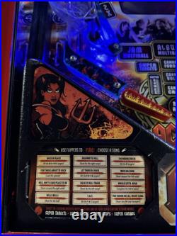 Stern Ac DC Luci Premium Edition Pinball Machine Loaded Topper Color DMD