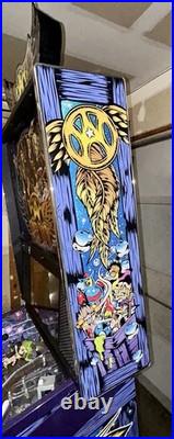 Stern Aerosmith Limited Edition Pinball Machine With Rare Stern Factory Topper
