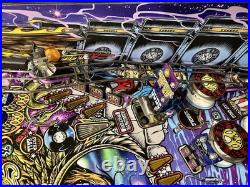 Stern Aerosmith Limited Edition Pinball Machine With Rare Stern Factory Topper