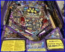Stern Aerosmith Limited Edition Pinball Machine With Rare Stern Factory Topper