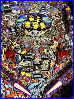 Stern Aerosmith Limited Edition Pinball Machine With Rare Stern Factory Topper