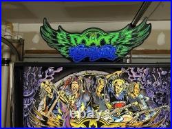 Stern Aerosmith Limited Edition Pinball Machine With Rare Stern Factory Topper