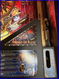 Stern Black Knight Sword Of Rage Limited Edition Pinball Machine Sweet