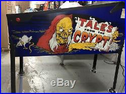 Stern Data Tales From The Crypt Pinball Machine Leds Nice Example