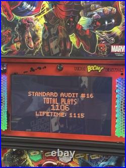 Stern Deadpool Pro Edition Pinball Machine Loaded Nicest Pro On The Planet Stern Deadpool Pro Edition Pinball Machine Loaded Nicest Pro On The Planet