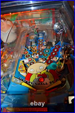 Stern FAMILY GUY pInball game-featuring Peter, Lois, Meg, Chris, Stewie &Brian