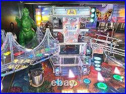 Stern Godzilla Premium Pinball Machine Brand New Nov/dec Run Stern Dealer