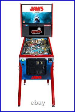 Stern Jaws 50th Anniversary Premium Pinball Machine Stern Dealer Blood Red Stern Jaws 50th Anniversary Premium Pinball Machine Stern Dealer Blood Red