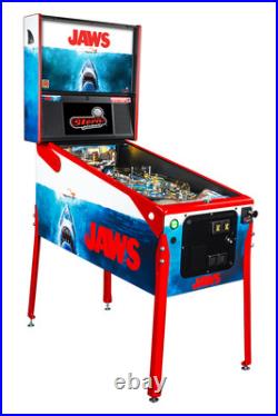 Stern Jaws 50th Anniversary Premium Pinball Machine Stern Dealer Blood Red