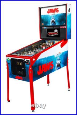 Stern Jaws 50th Anniversary Premium Pinball Machine Stern Dealer Blood Red