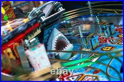 Stern Jaws 50th Anniversary Premium Pinball Machine Stern Dealer Blood Red Stern Jaws 50th Anniversary Premium Pinball Machine Stern Dealer Blood Red