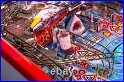Stern Jaws 50th Anniversary Premium Pinball Machine Stern Dealer Blood Red
