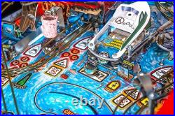 Stern Jaws 50th Anniversary Premium Pinball Machine Stern Dealer Blood Red