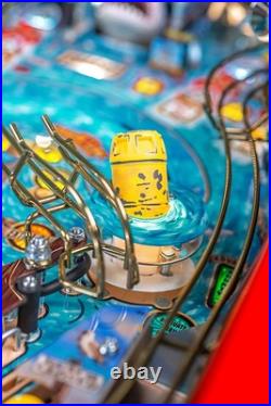 Stern Jaws 50th Anniversary Premium Pinball Machine Stern Dealer Blood Red