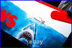 Stern Jaws 50th Anniversary Premium Pinball Machine Stern Dealer Blood Red