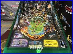 Stern Jurassic Park Limited Edition Pinball Machine with Topper