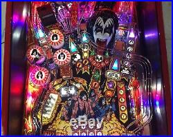 Stern Kiss Limted Edition Pinball Machine 2015 Leds Only 600 Made Free Shipping