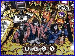 Stern Kiss Pro Pinball Machine 2015 Home Use Only Absolute Beauty Free Shipping
