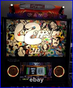 Stern LED ZEPPELIN PRO EDITION pinball loaded with upgrades Stern LED ZEPPELIN PRO EDITION pinball loaded with upgrades