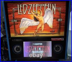 Stern Led Zeppelin Limited Edition Pinball Machine Loaded Expression Lights Le